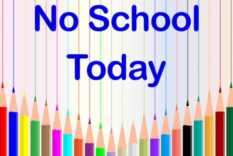 no school