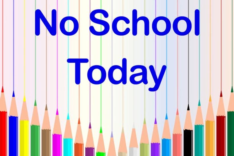 no school